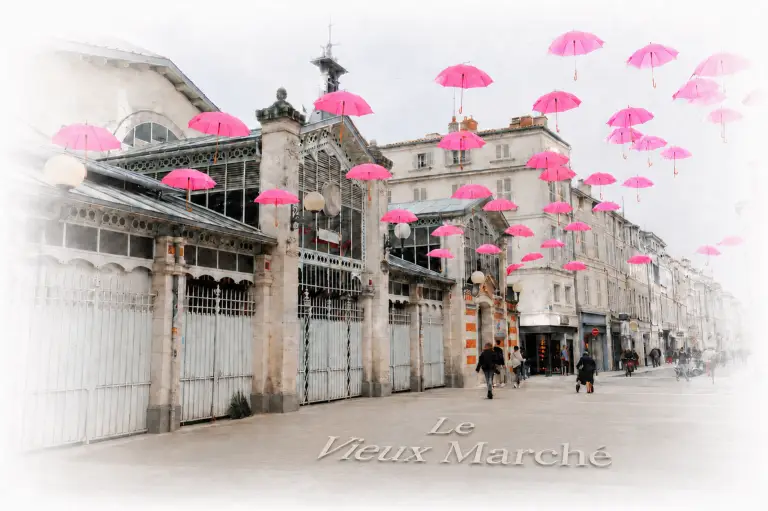 Façade du Vieux Marché de La Rochelle