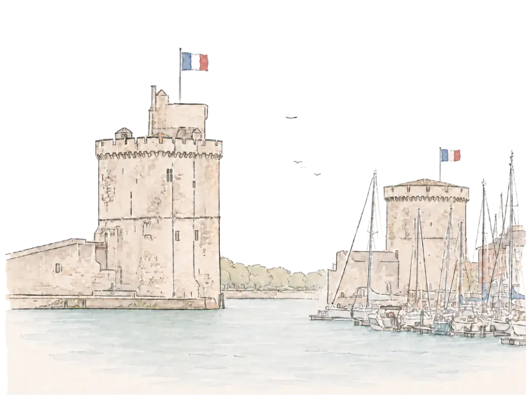Les deux tours de la rochelle